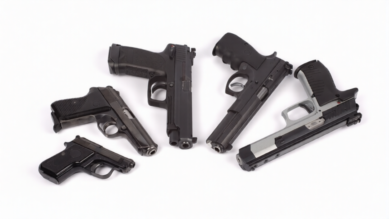 different types of guns